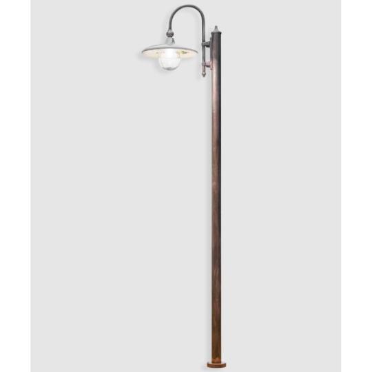 mediterran kerti kandelaber lampa allolampa vizallo olasz kezzel festett rusztikus klasszikus vilagitas terasz vintage egyedi ferrolce lampak lameridiana lakberendezes rez aluminium.jpg